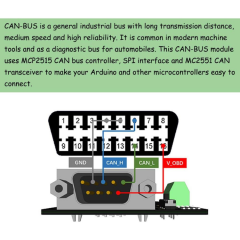 Arduino CAN-Bus Shield MPC2515 Modülü