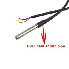 DS18B20 Sıcaklık Sensörü 1-2-3-5 Metre 5 m