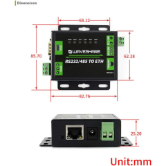 RS232/RS485 Ethernet Dönüştürücü Modülü