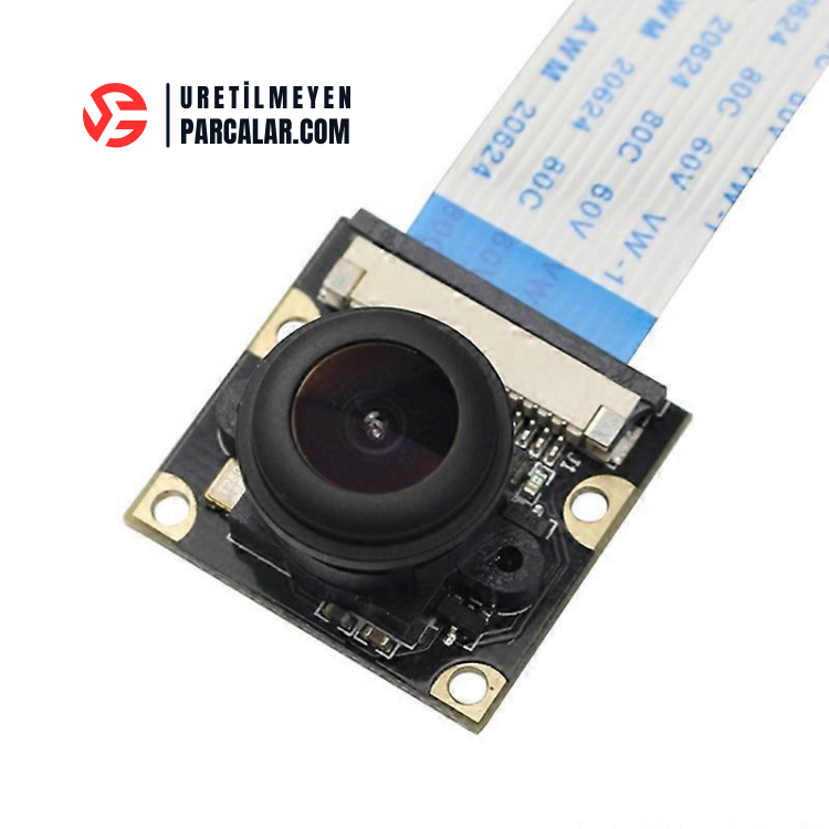 Raspberry Pi Kamera - Balıkgözü Lens + Kızılötesi LED