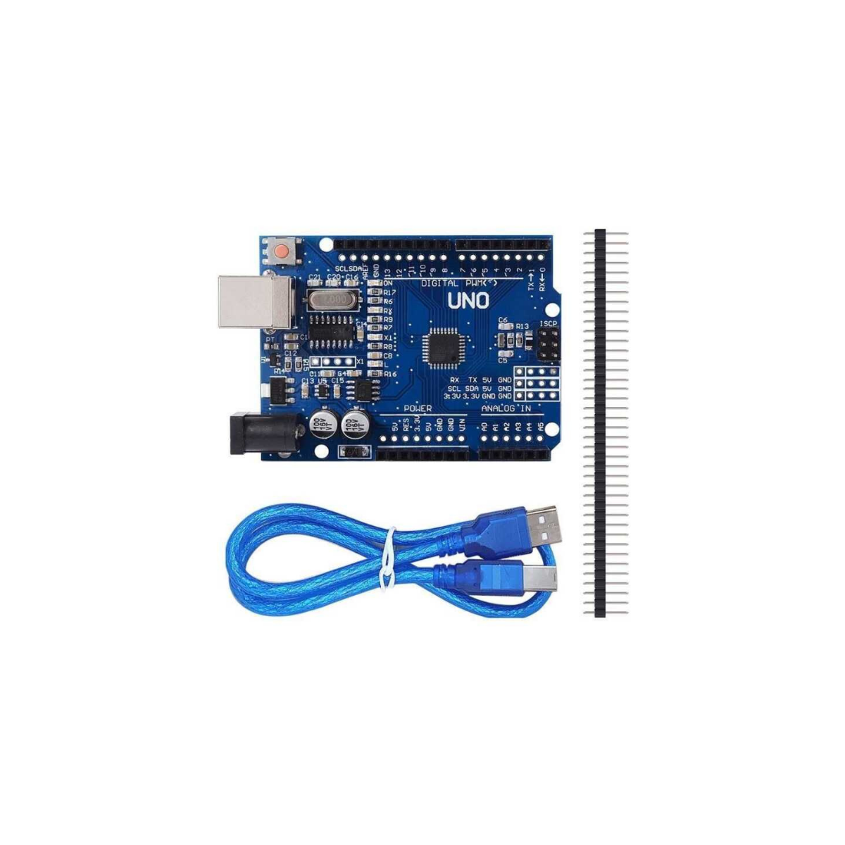 Arduino UNO R3 Klon USB Kablo Hediyeli - (USB Chip CH340)
