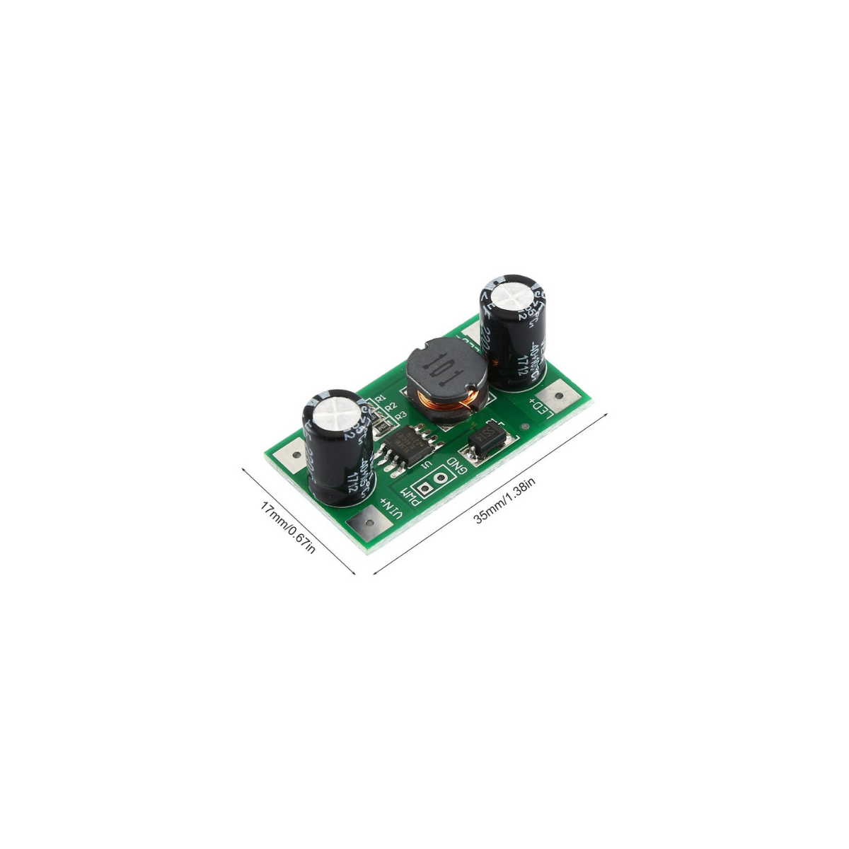 2W - 3W Güç LED Sürücü - 5-35 V Giriş, 700 mA Sabit Çıkış, PWM Girişi