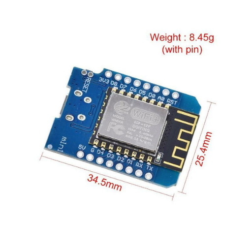 WeMos D1 Mini WiFi Geliştirme Modülü ESP8266 ESP-12F