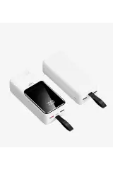 LinkTech 225 45W Powerbank 10000mAh 10000mAh Type-C Çıkışlı Beyaz Taşınabilir Şarj Cihazı