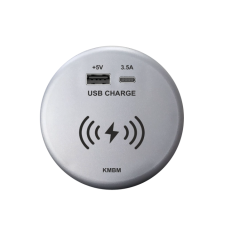 KMB-A001 USB A/USB C + Kablosuz Şarj Modülü