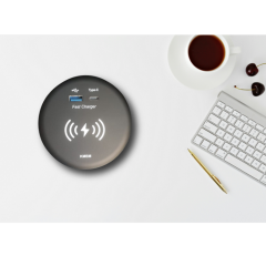 KMB-A001 USB A/USB C + Kablosuz Şarj Modülü