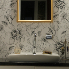 KMB-MH03 Traş Priz Modülü, Krom