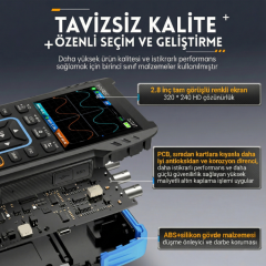 FNIRSI 2C23T 3’ü 1 Arada El Tipi Osiloskop