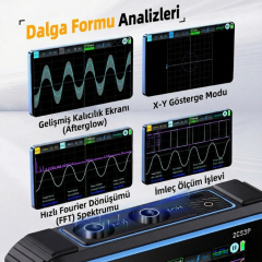 FNIRSI 2C53P 3'ü 1 Arada El Tipi Osiloskop