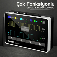 ADS1013D 100MHz Tablet Osiloskop 2 Kanal