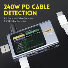 FNIRSI FNB58 USB Test Cihazı PD QC Hızlı Şarj Ölçer