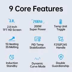 FNIRSI DWS-200 Hassas Lehimleme İstasyonu