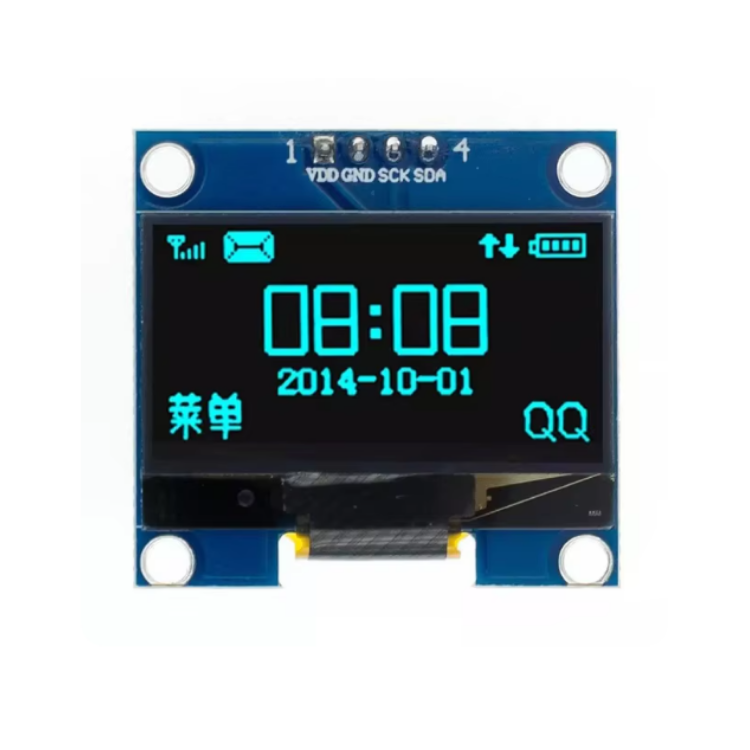 1.3 İnç LCD Ekran Modülü - 128x64 OLED, Mavi