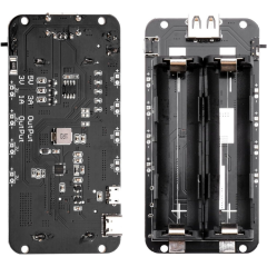 Lityum Pil Yuvası - V8 Micro USB - İkili Anahtarlı