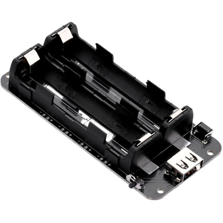 Lityum Pil Yuvası - V8 Micro USB - İkili Anahtarlı