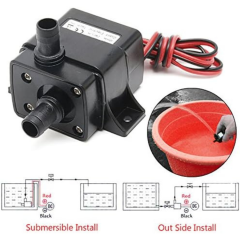 Fırçasız Mini Su Pompası / 12V DC 240L/h
