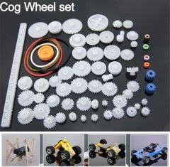 60 Adet Plastik Mili Dişli Çark Seti