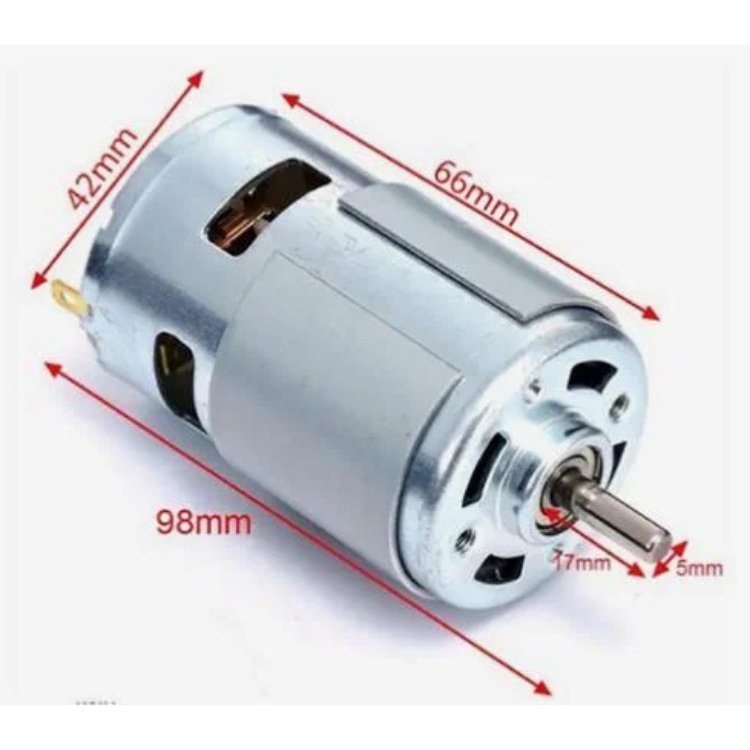 RS-775 DC Motor - 24V - 6000 RPM | uretilmeyenparcalar.com