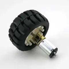 N20 Mikro Motor Uyumlu Lastik Tekerlek