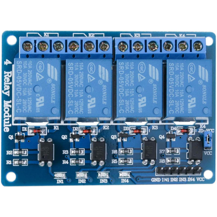4 Kanal 5V Röle Modülü