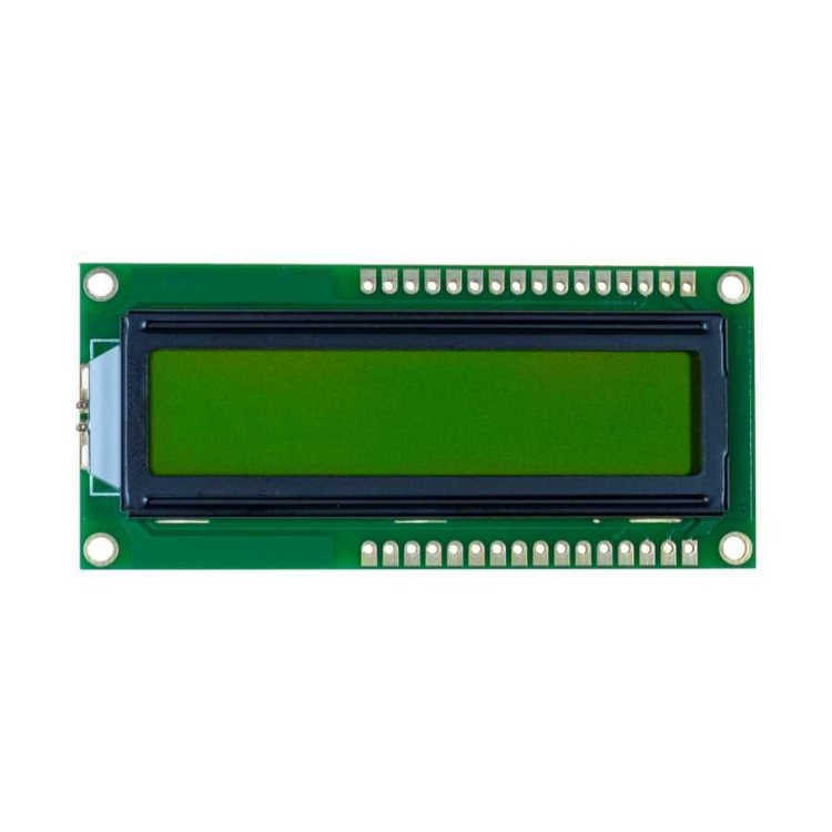 16x2 LCD Ekran TC1602A Yeşil