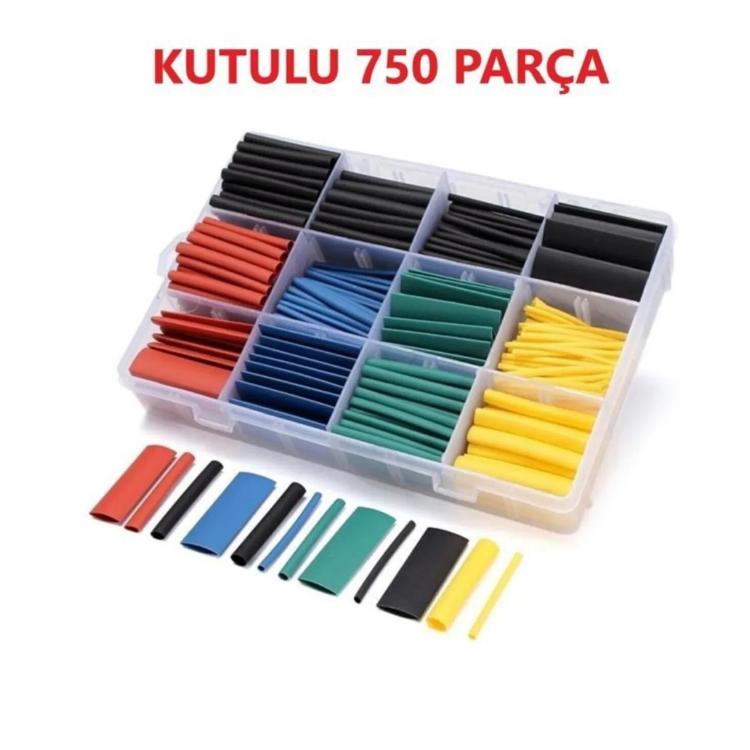 Isıyla Daralan Makaron Seti 750 Parça