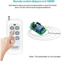 6 Kanal 433 Mhz 1000m Uzunluk Uzaktan Kumanda