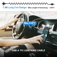 3'ü 1 Arada USB- Android Apple Type-C Araç Hızlı Şarj Kablosu