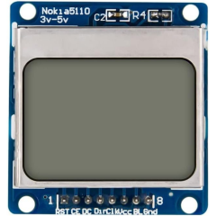 Nokia 5110 LCD Ekran Modülü (Arduino Uyumlu)