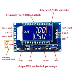 1Hz-150Khz Lcd Ekranlı Sinyal Jeneratör Modülü